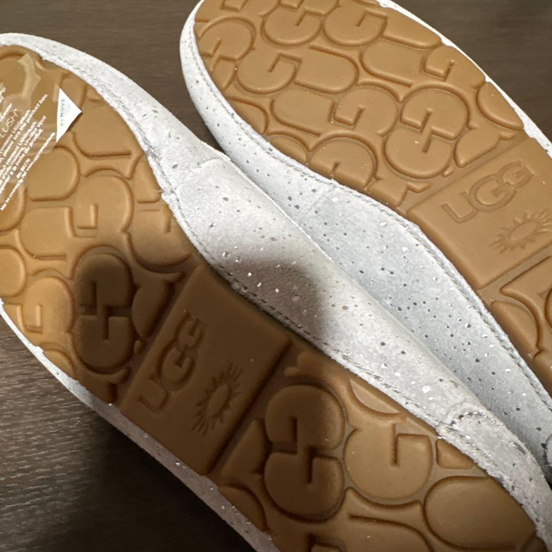 アグ　アンスレー　グレー　 スパンコール付き　内側もグレー　 新品未使用