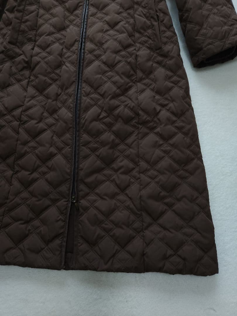 AIGNER 美品 高級ロングコート フード*着脱可能