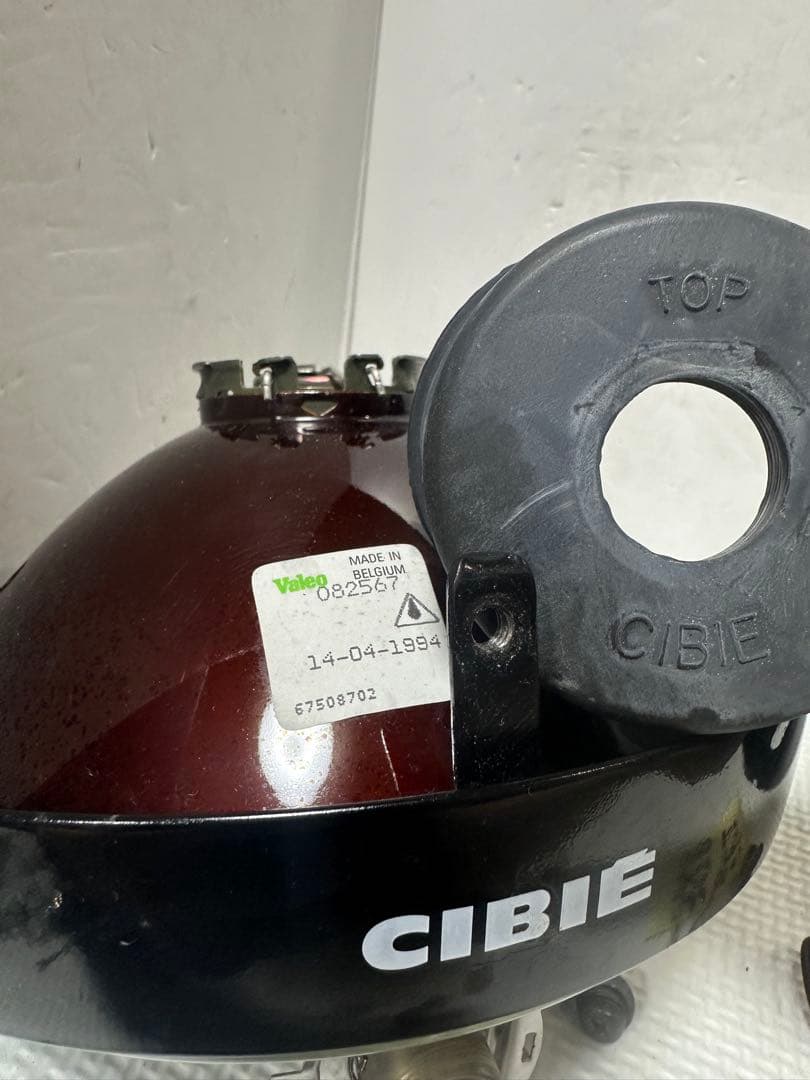 当時物希少CIBIE黒リムW反射ビームヘッドライト/検索シビエマーシャル