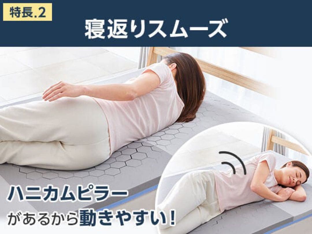 【最安値】　トゥルースリーパーエアフリー高反発マットレス