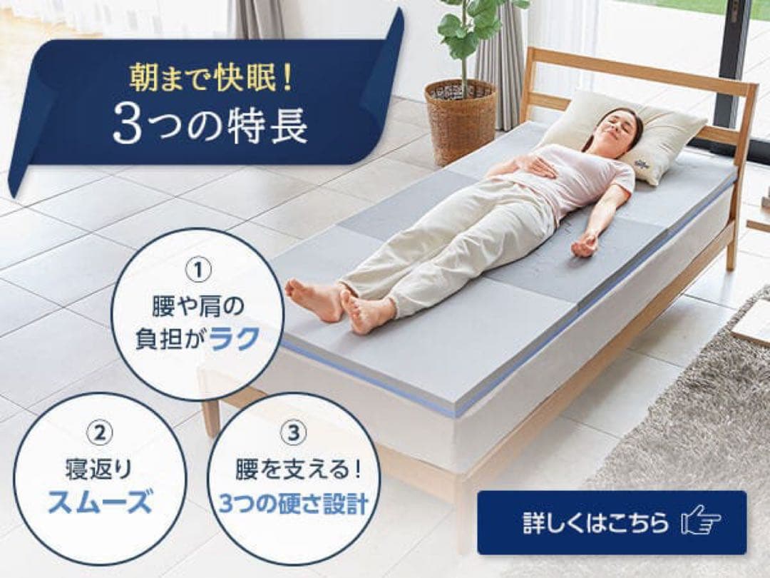 【最安値】　トゥルースリーパーエアフリー高反発マットレス