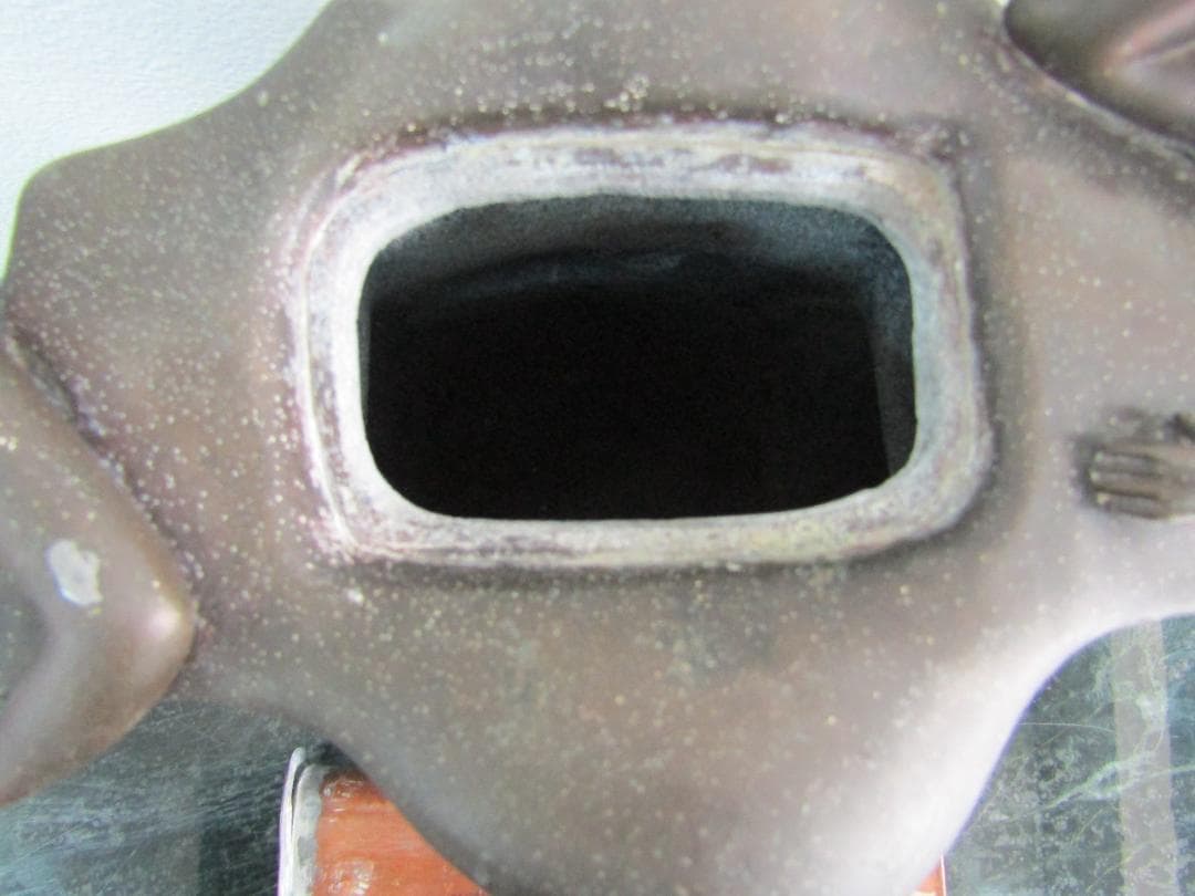 ヴィンテージ　銅製　花瓶　P. Philippi 装飾花瓶