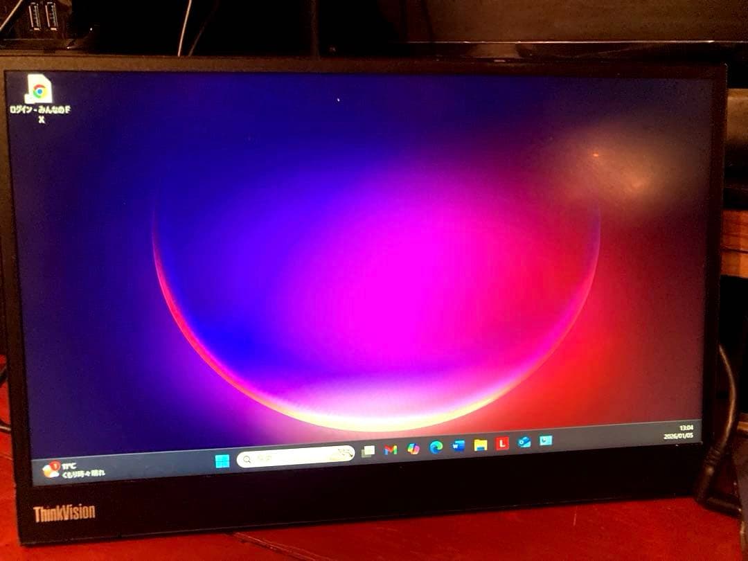 超人気モバイルモニターLenovoThinkVision M14シンクヴィジョン