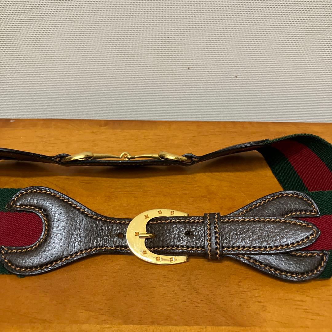 オールドグッチ　OLD GUCCI ベルト　レトロ　ヴィンテージ