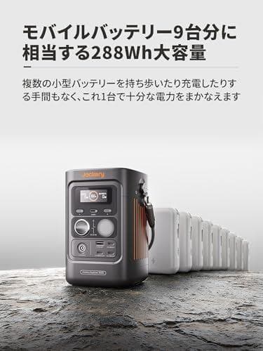 Jackery (ジャクリ) ポータブル電源 300D 288Wh リン酸鉄 p