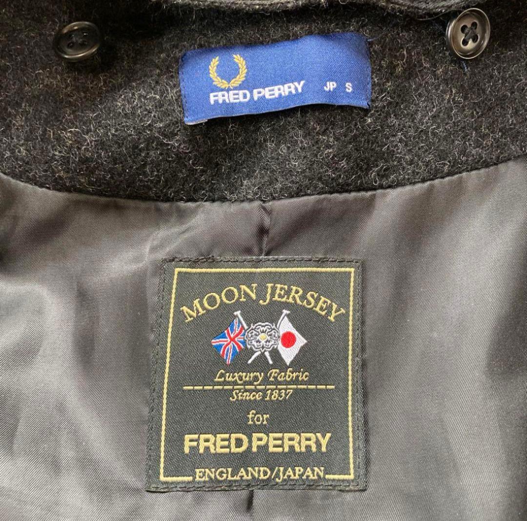 美品 ピンズ付き フレッドペリー 英国生地 Moon モッズコート