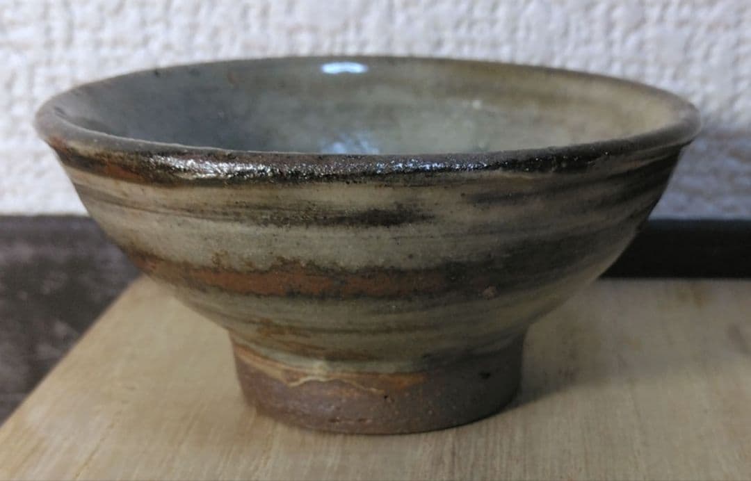 人間国宝 金城次郎 ぐい呑 栞 共箱(本人書付) 無傷 壷屋焼 やちむん