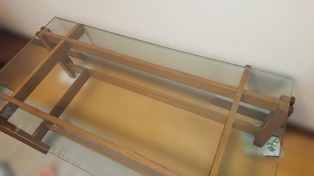 応接室・高級リビング用　ガラス　センターテーブル　（サイドテーブルは別売）