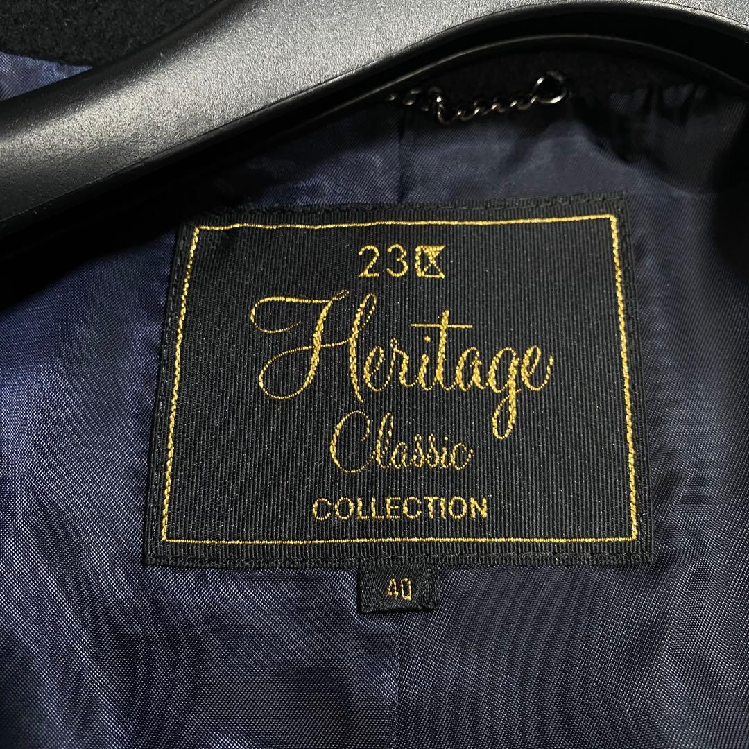 極美品♡23区 ヘリテージ 最高級ウール ロロピアーナ ウールコート