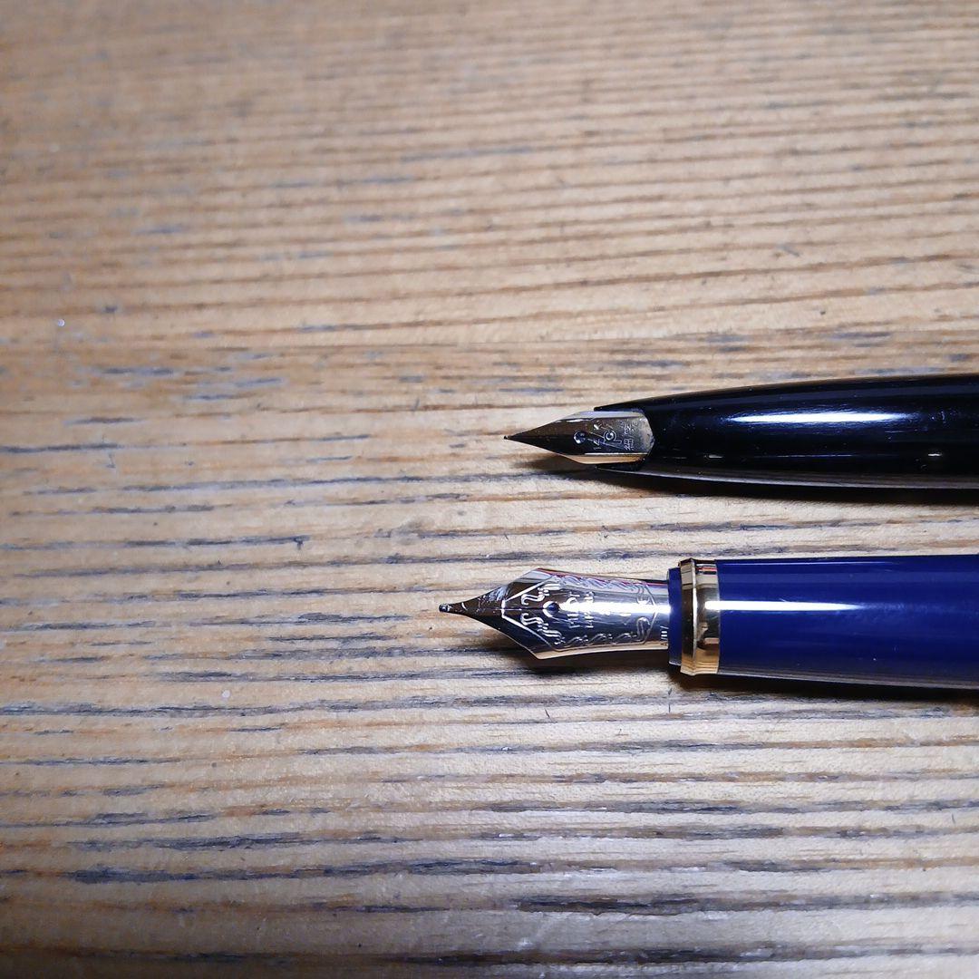 【14金】PILOT、プラチナ万年筆 【ジャンク品】2本セット【14K】