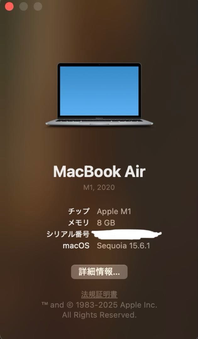MacBook Air M1スペースグレイ+ LOE 覗き見防止保護フィルム
