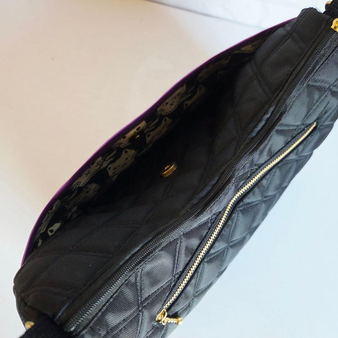 JUNE①　巾着リュック　エチノ×ナイロンキルト　ハンドメイド