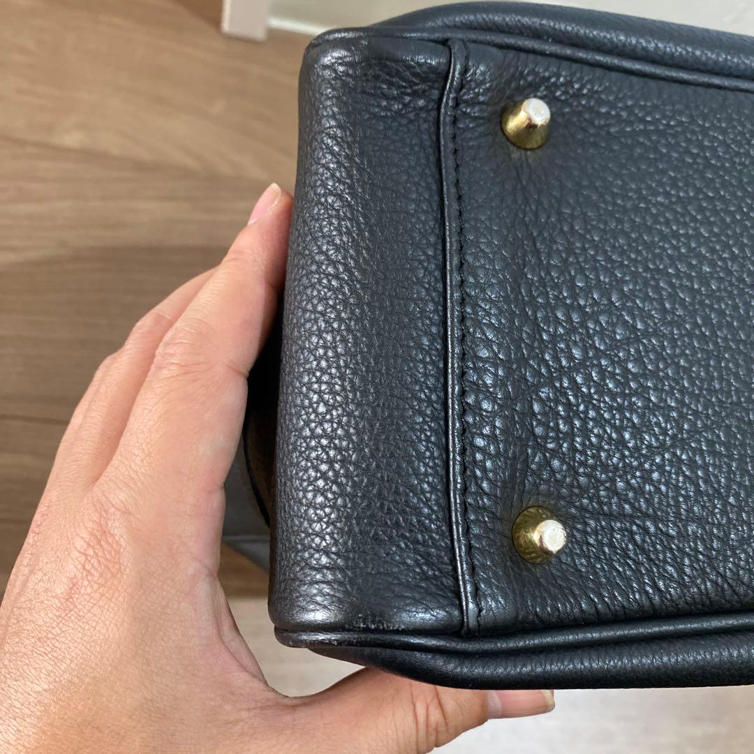 【美品】おおばせいほう　ハンデール　ブラック