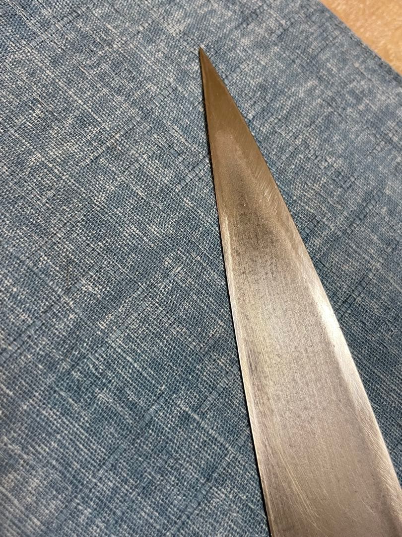 堺　泉州源菊虎　極上本鍛錬　水牛柄　尺　柳刃包丁　28センチ　ヴィンテージ