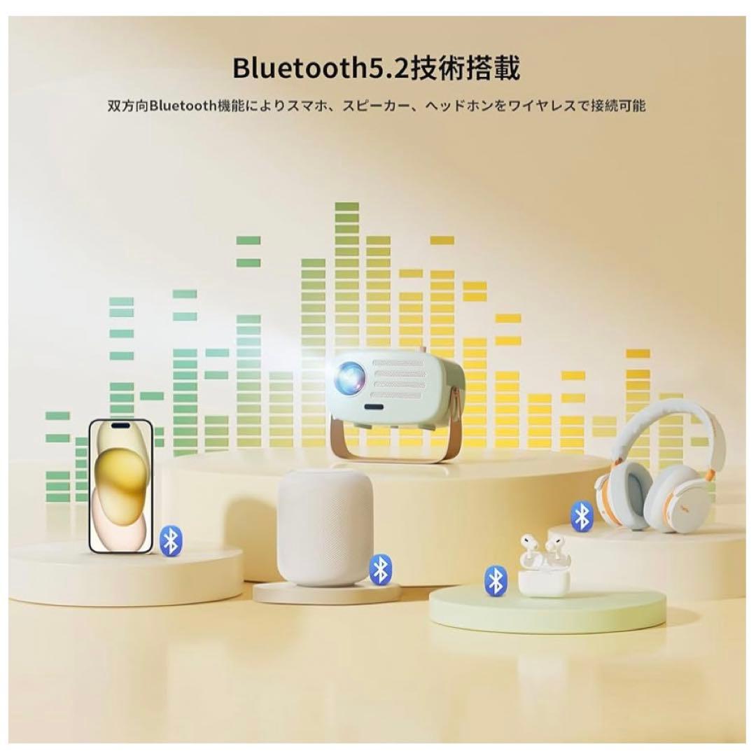 プロジェクター ￼ポータブル ￼wifi bluetooth 新品￼ 値下げ