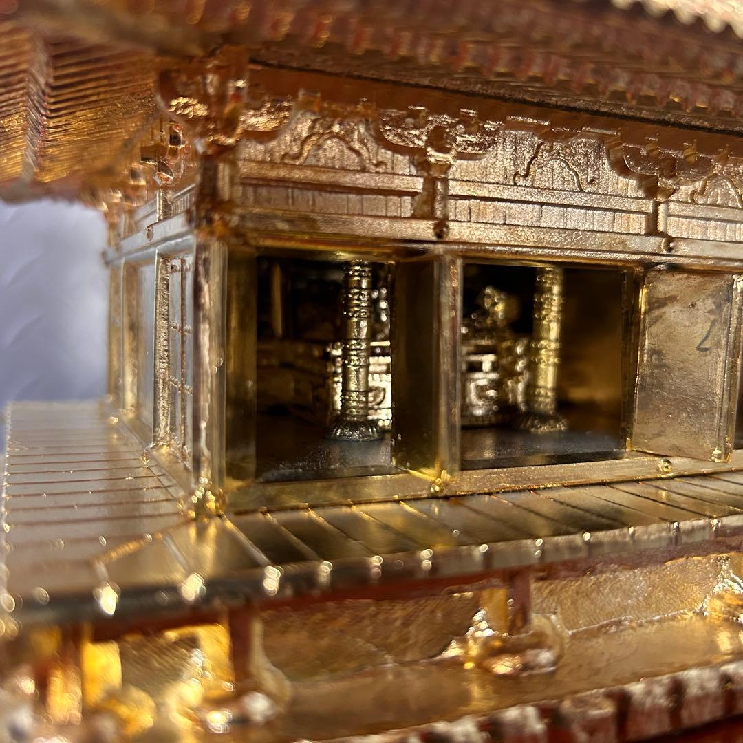 【超希少！】NHK 大河ドラマ 炎立つ 完全予約販売 金色堂 置物 1993年