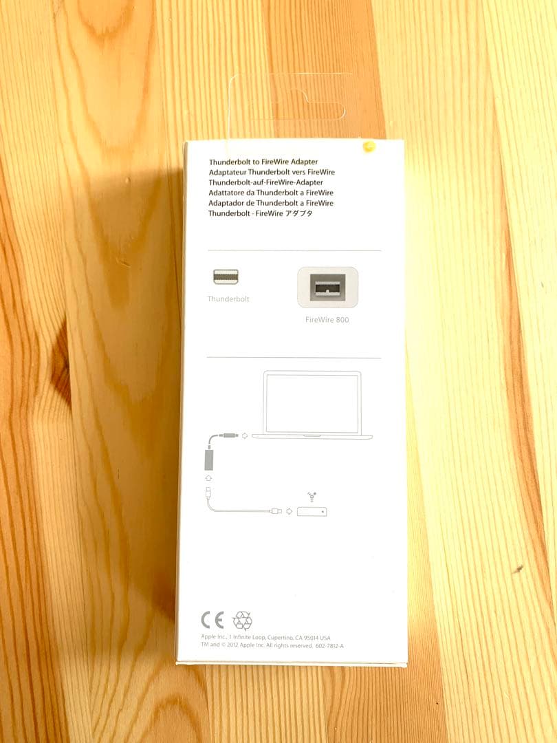 PCケーブル・コネクタ Thunderbolt to FireWire Adapter MD464ZM