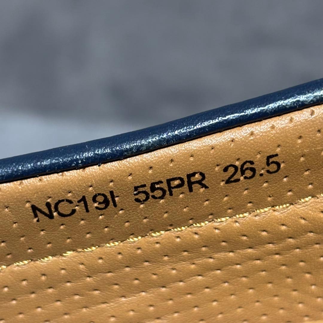 未使用級　リーガル　ドライビングシューズ　ローファー　スリッポン　青　2177