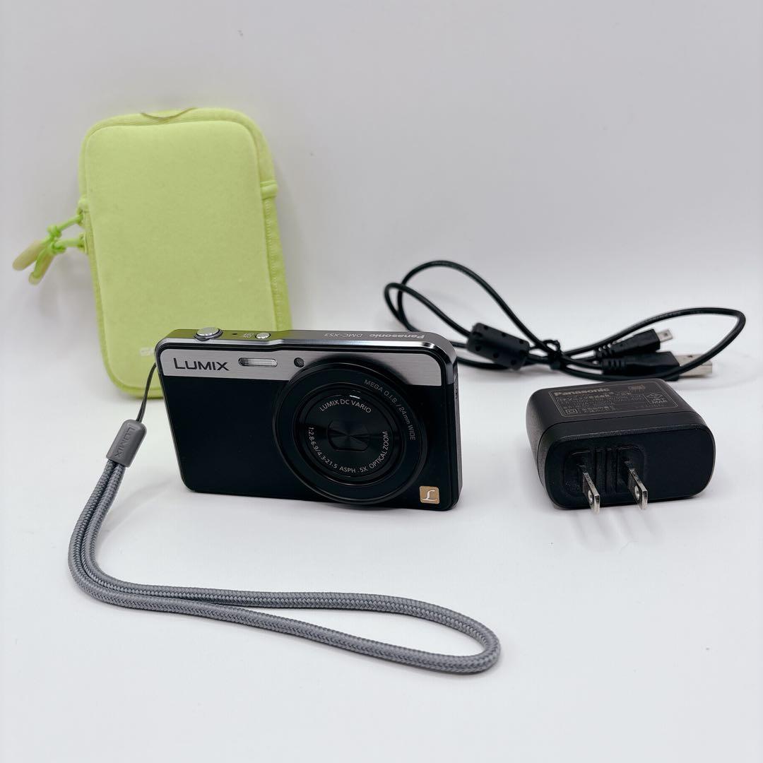 美品Panasonic LUMIX DMC-XS3-K ブラック パナソニック
