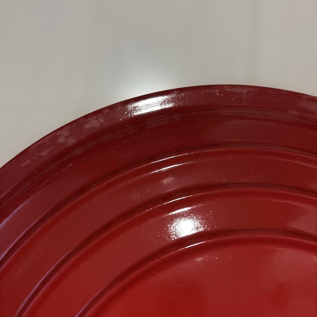 LE CREUSET 赤 ホーロー鍋 26蓋付き