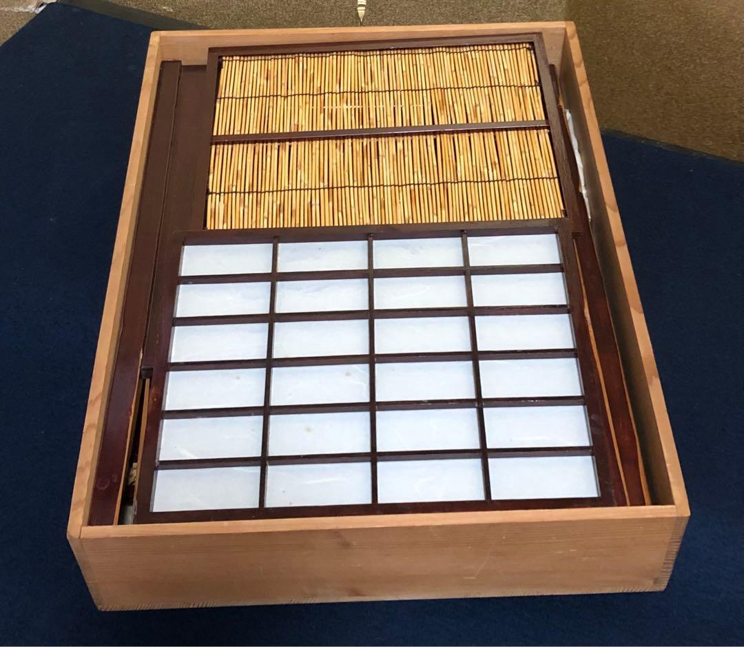 《レ》茶道具 桐溜塗 吉野棚 組立式 塗師 川瀬表完作 共箱 251216お5