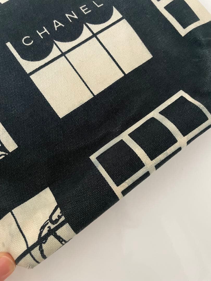 CHANEL トートバッグ 布　汚れあり
