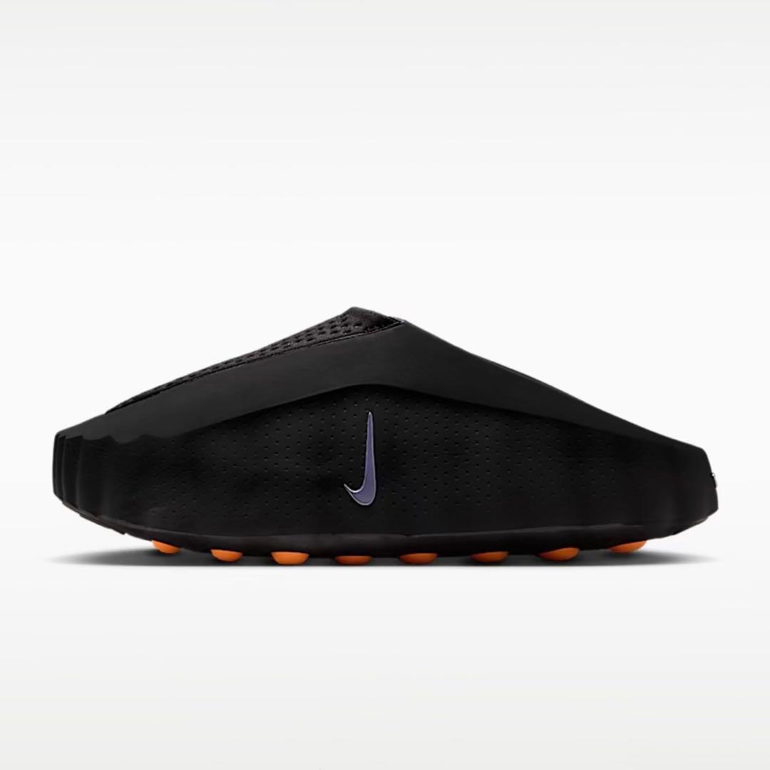 靴 Nike Mind 001 Mules \"Black/Hyper Crimson