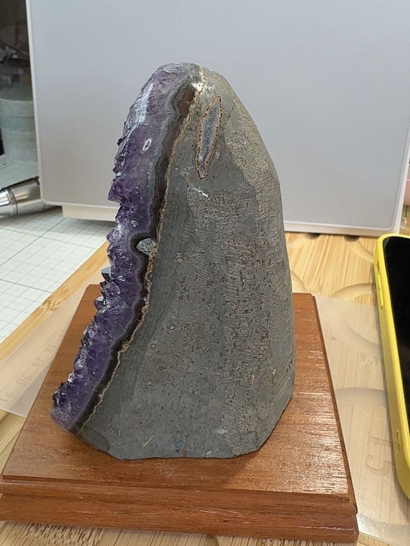 天然石 アメジスト 紫水晶 金銭運 原石 浄化 鉱石 置物 一点物 九紫火星運