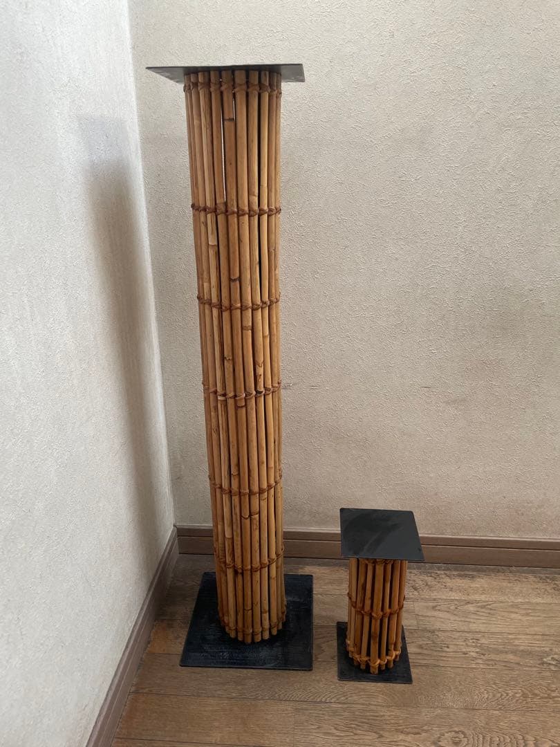 ＊値下げ＊ 和調のフラワースタンド(大小セット)