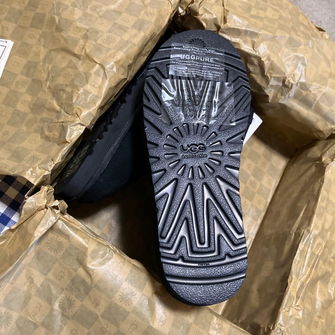 UGG ブラック ムートンブーツ ショート