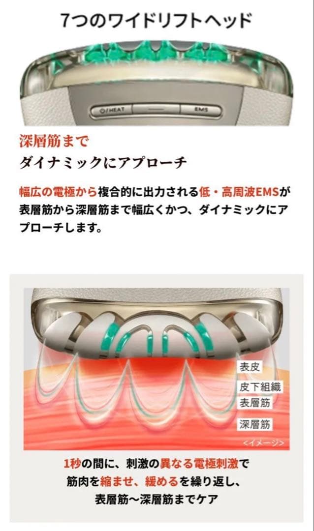 ほぼ新品❣️ヤーマンリフトケア特化型美顔器 リフトロジー YJFD1N ゴールド