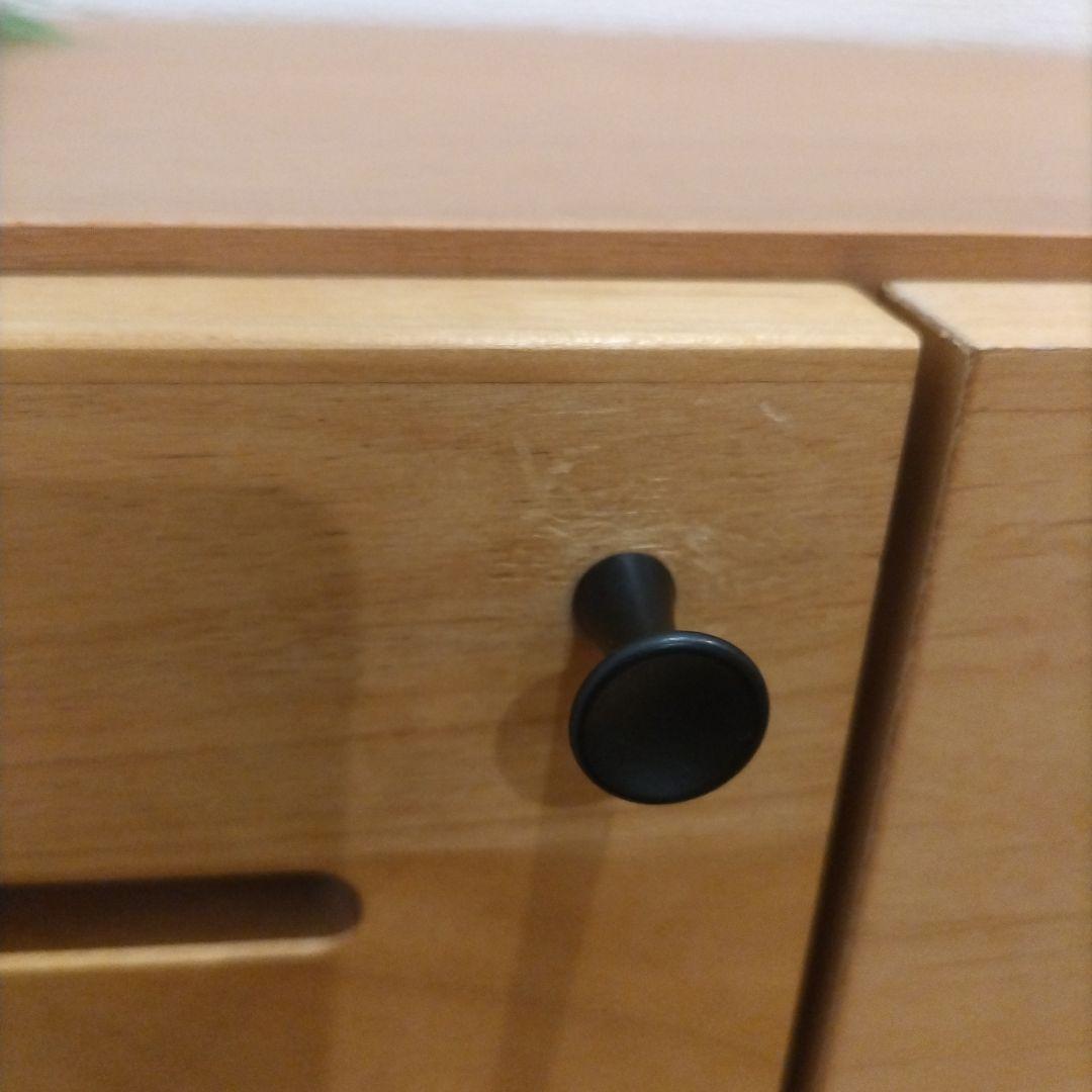 【大川家具】【日本製】天然木　リビングボード　キャビネット