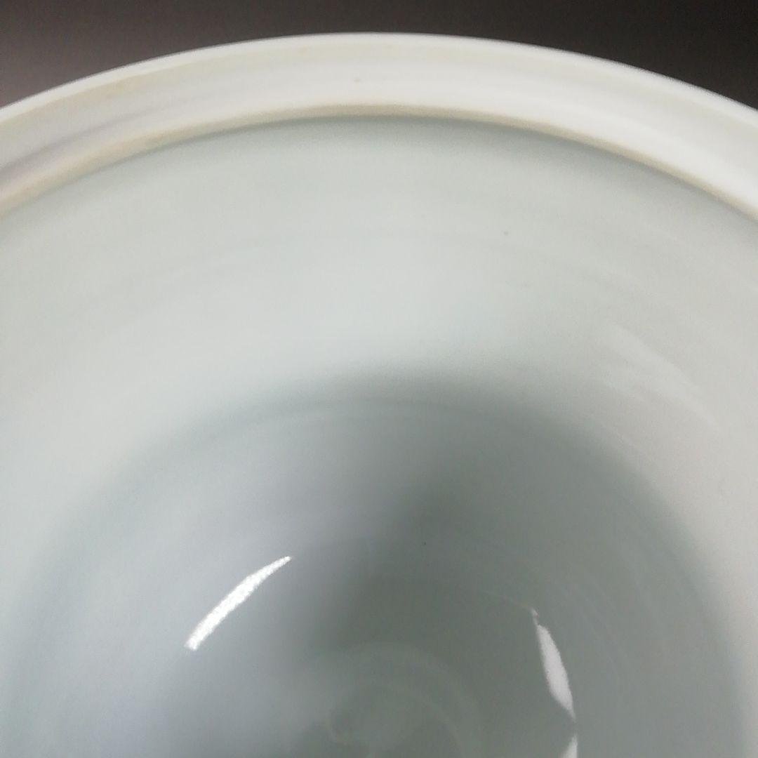 Ｔ７４３　水指　『染付　一閑人』『平安　西村徳泉 造』　共箱　茶道具