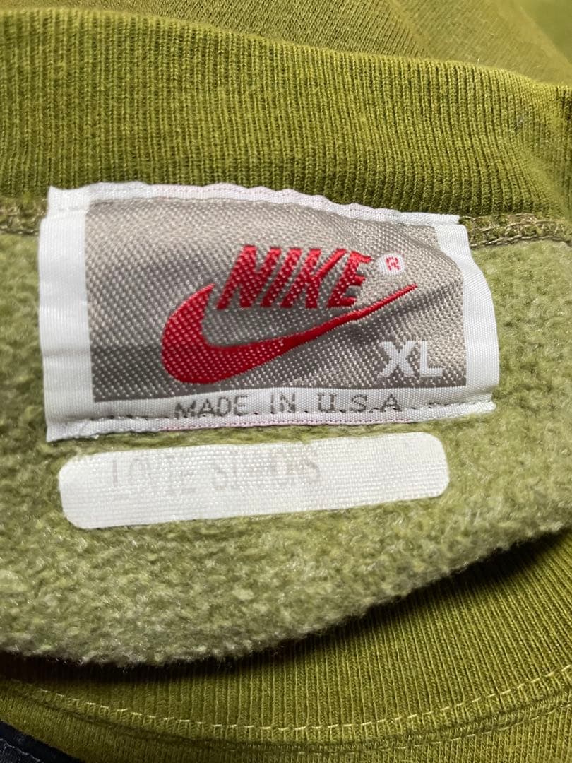 USA製 80〜90's NIKE 銀タグ　 鬼フェード　スウェット