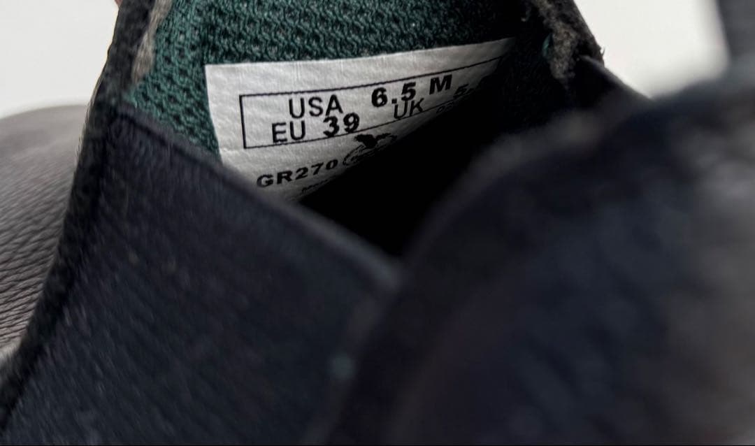 ia Boot ジャイアントロメオワークシューズ サイドゴア ブラック