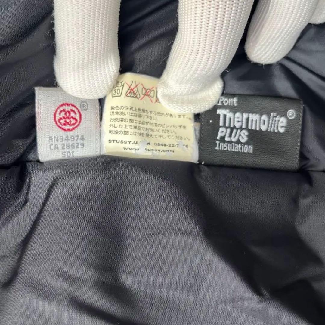 【希少】STUSSY　スタジャン　OLD GOLD Sロゴ　オールドステューシー