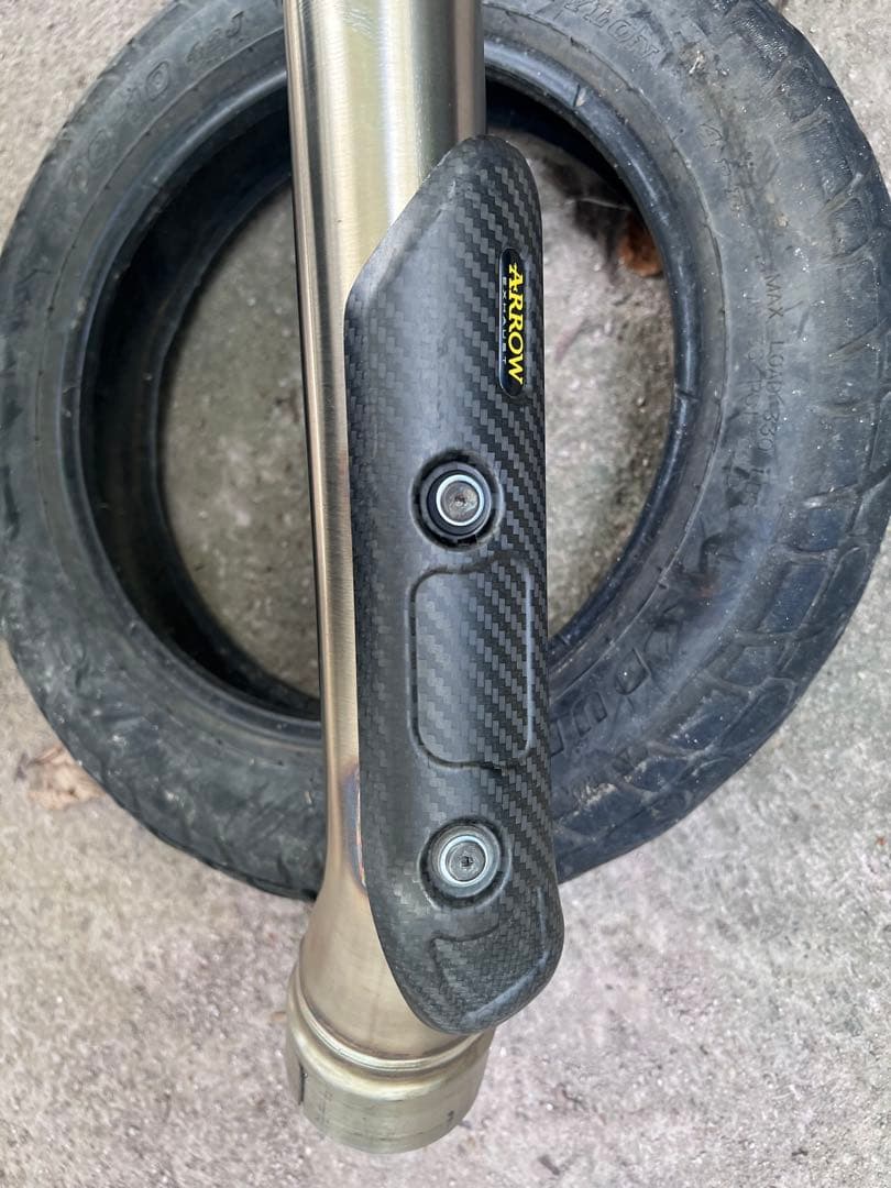 CL250 500用　ARROW EXHAUST ブラック マフラー　ホンダ