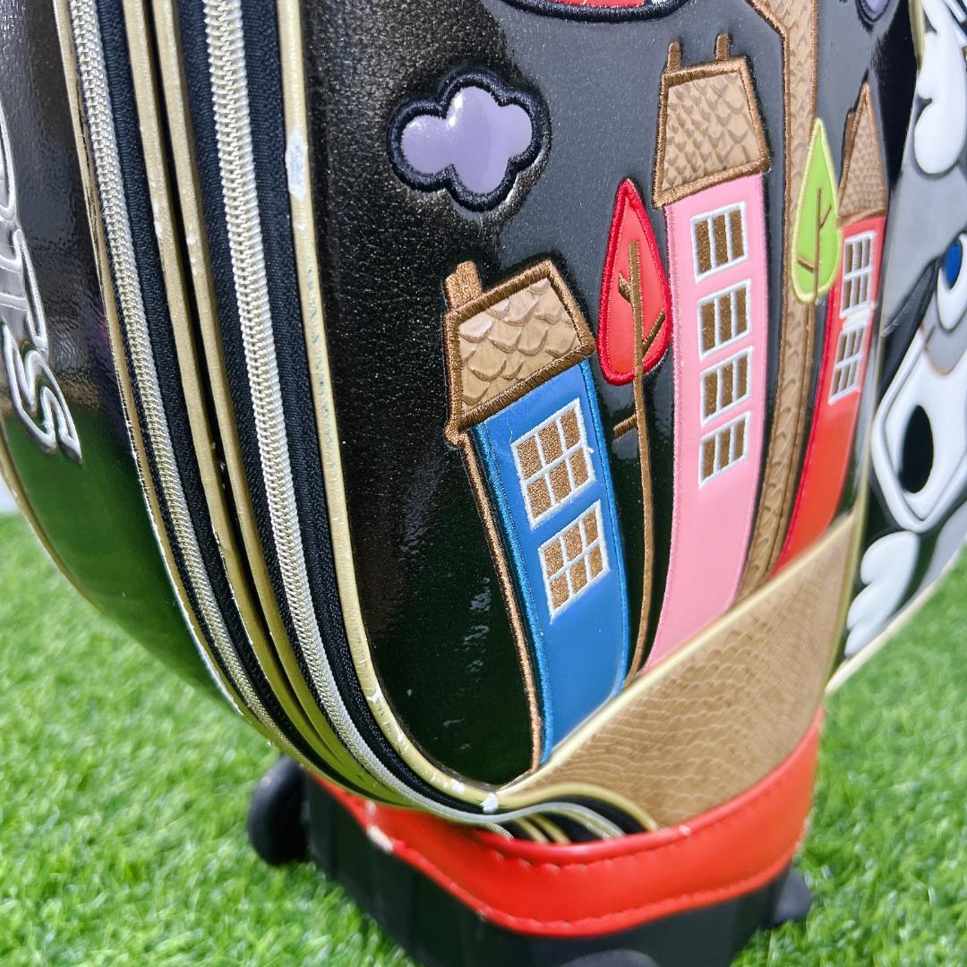 MU SPORTS ミエコ ウエサコ ゴルフ キャディバッグ キャスター付