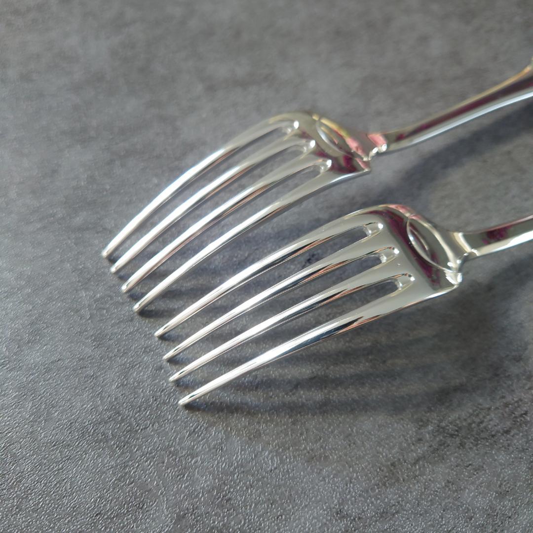 美品 クリストフル クリュニー デザートフォーク 2点