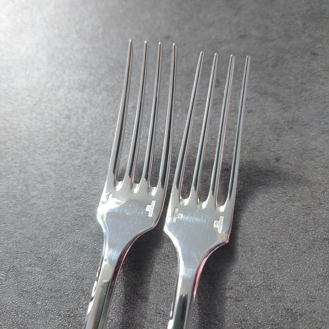美品 クリストフル クリュニー デザートフォーク 2点