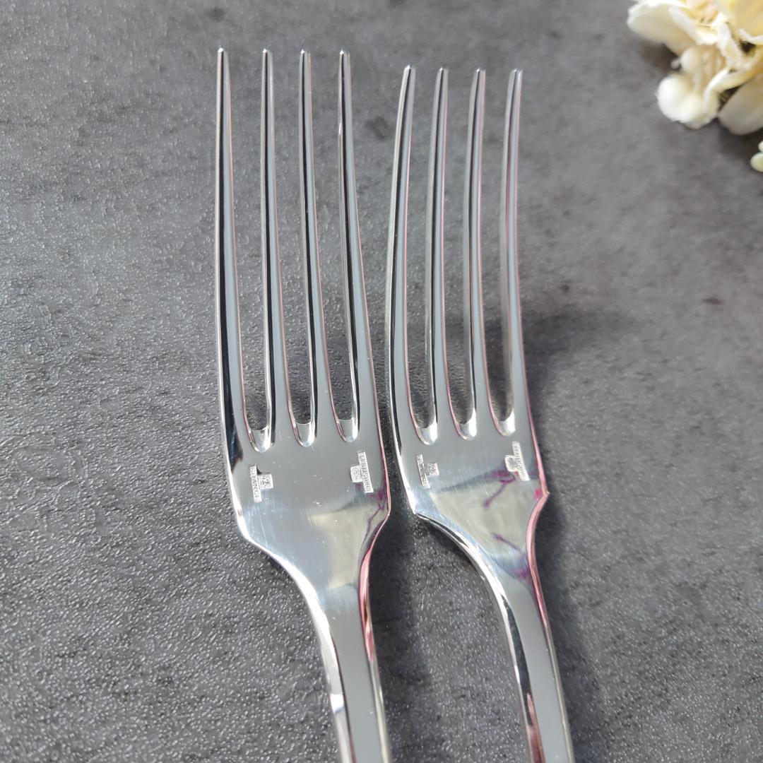 美品 クリストフル クリュニー デザートフォーク 2点