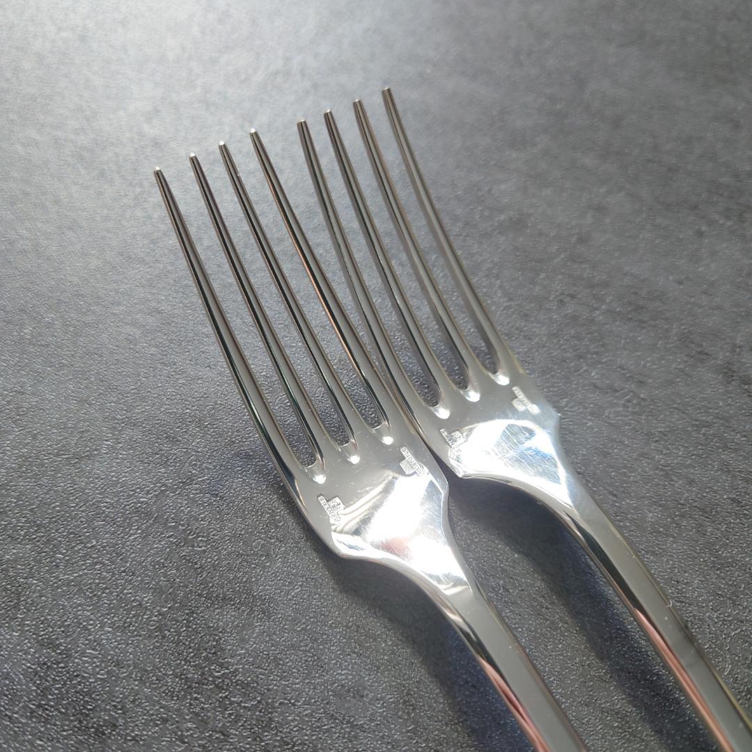 美品 クリストフル クリュニー デザートフォーク 2点