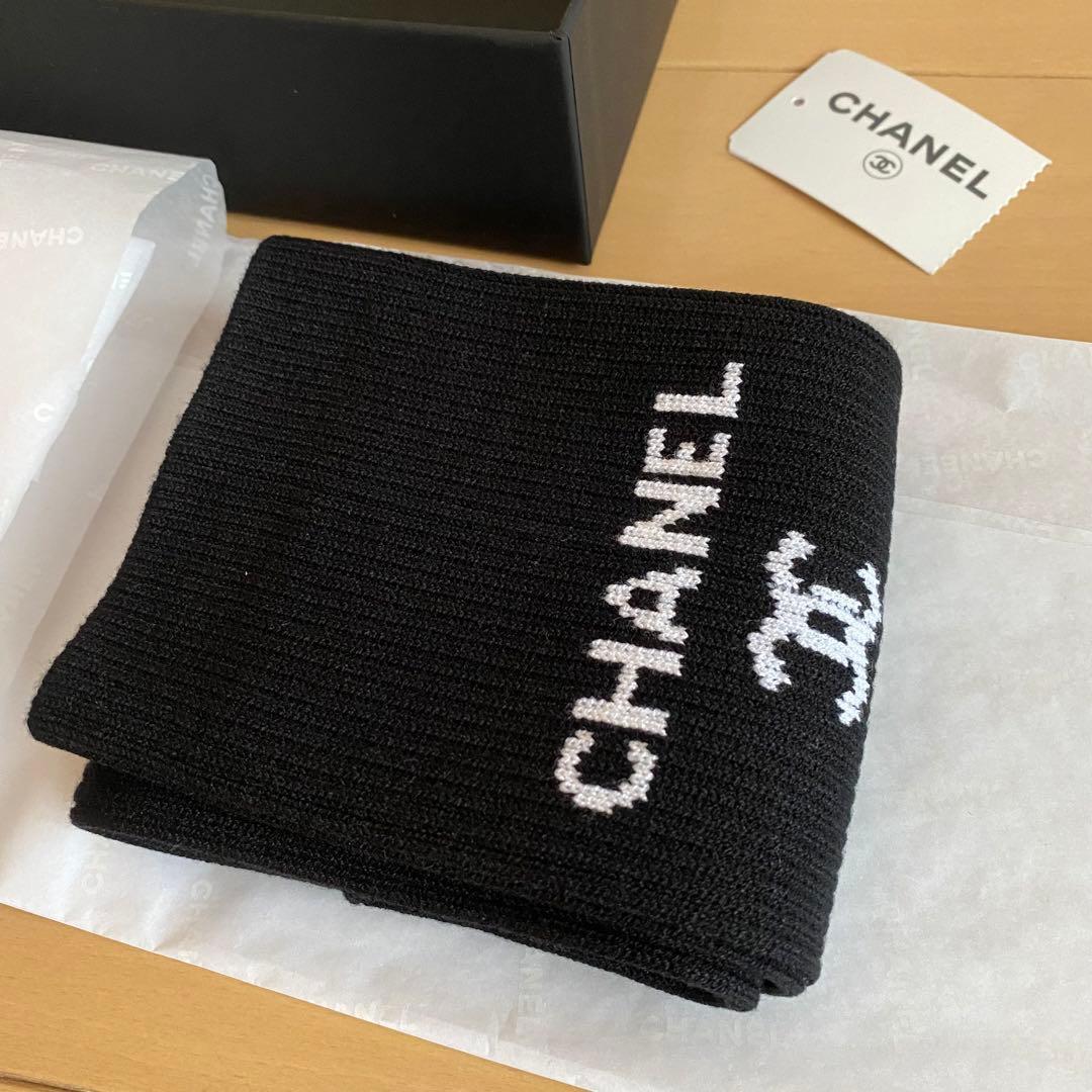 【新品未使用】CHANEL シャネル レッグウォーマー ゲートルソックス 黒