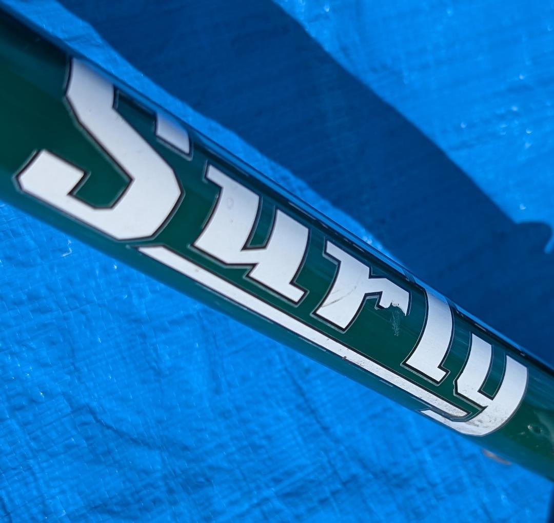 Surly Pacer ロードバイクフレーム グリーン 新品ステッカー付