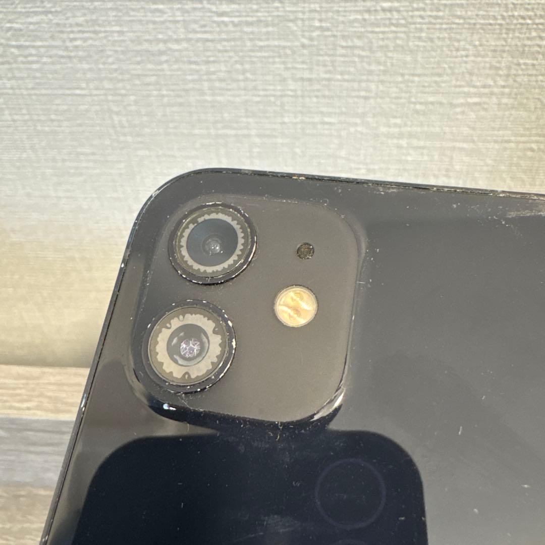 純*ル様 iPhone12 ブラック　128GB 画面割れ、