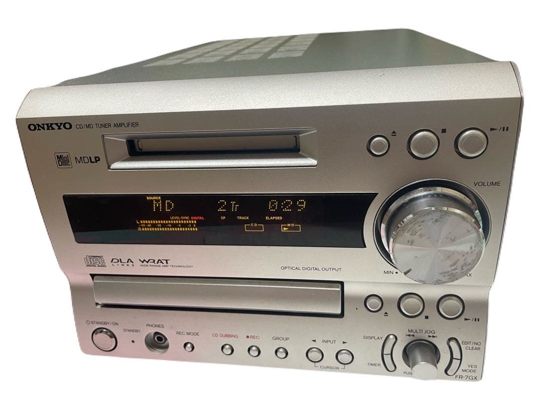 ONKYO CD MD ミニコンポ　FR 7GX 動作確認済みフルセット