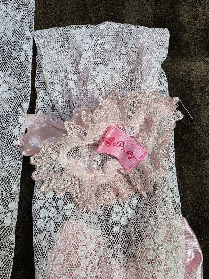 Angelic Pretty アームウォーマー　サテンリボン　ピンク