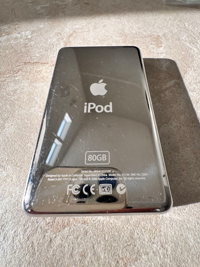 iPod classic 5.5世代 80GB 新品バッテリーレアwolfson
