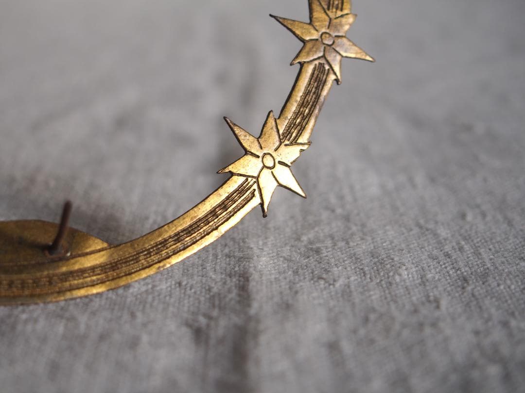 聖母マリア像につける星のついた光輪 クラウン カトリック彫像用/K377