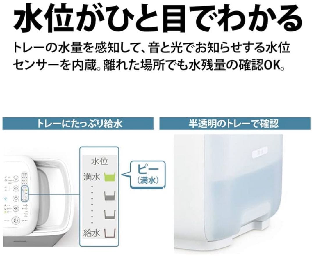 加熱気化式加湿機 hv-p75-w